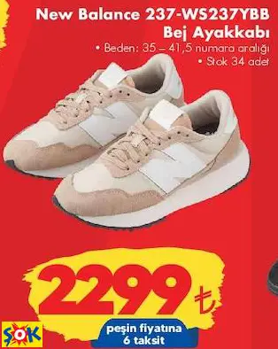 NEW BALANCE 237-WS237YBB BEJ AYAKKABI